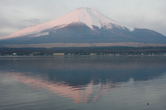 標高1000mに位置する山中湖。富士山に一番近く、富士五湖の中で最大の湖