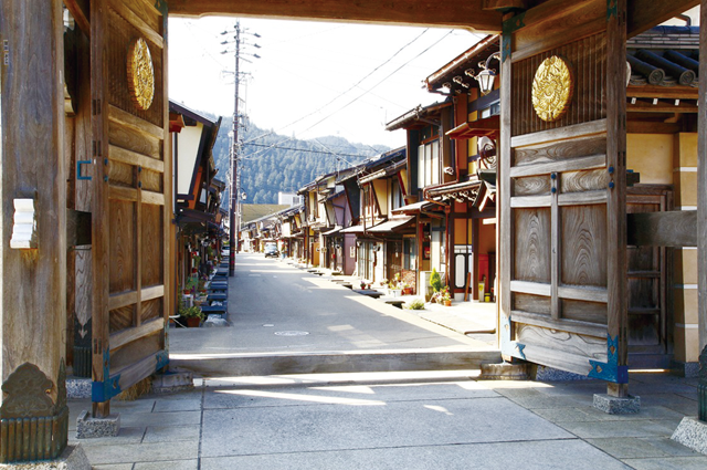 職人町の古い町並み