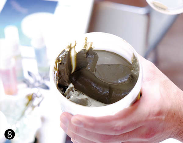 ポイントピュールのイチオシは、沖縄本島南部でとれた「クチャ（海泥）」を原料とした洗顔剤やパック