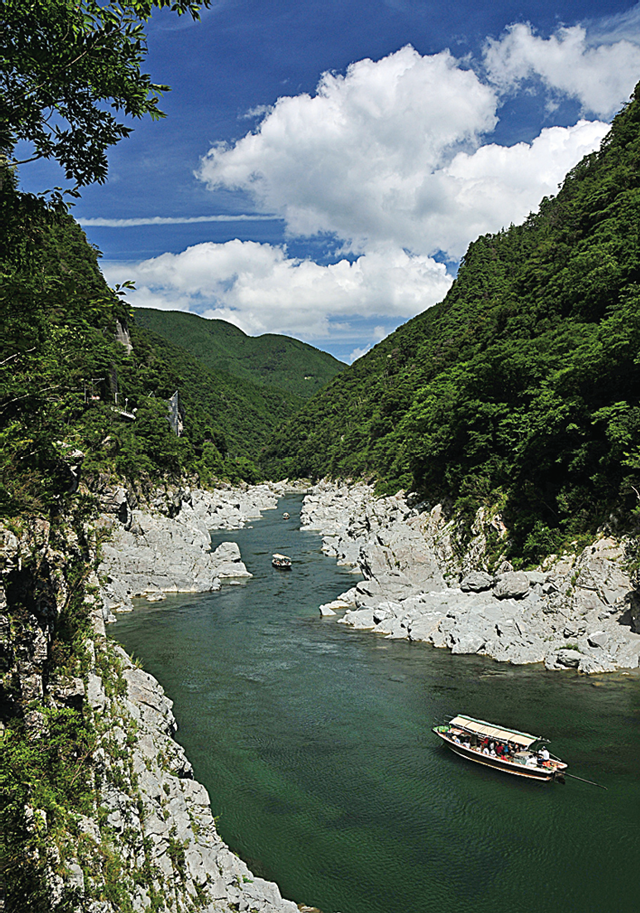 2014年に国指定天然記念物に、15年には国指定名勝に指定された大歩危