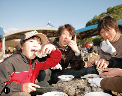 「九十九島かき食うカキ祭り」の様子