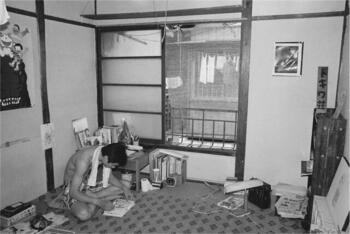 1981年、立て壊し前に撮影されたトキワ荘の様子 写真1