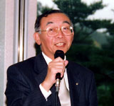 挨拶をする池田・関東信越会副会長